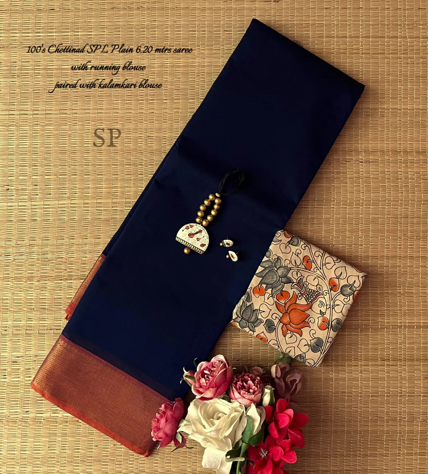 Chettinad Special Butta Saree with Running Blouse